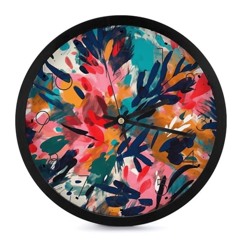 Horloge murale silencieuse à grands chiffres pour salon - 2