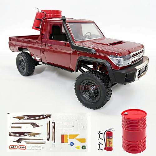 Image of YUCT MN82 1 /12 Toyota LC79 4x4 RC Crawler Pickup Truck for Adults | 2.4GHz remote,1200mAh Battery,RTR，4WD,With Decoration Parts