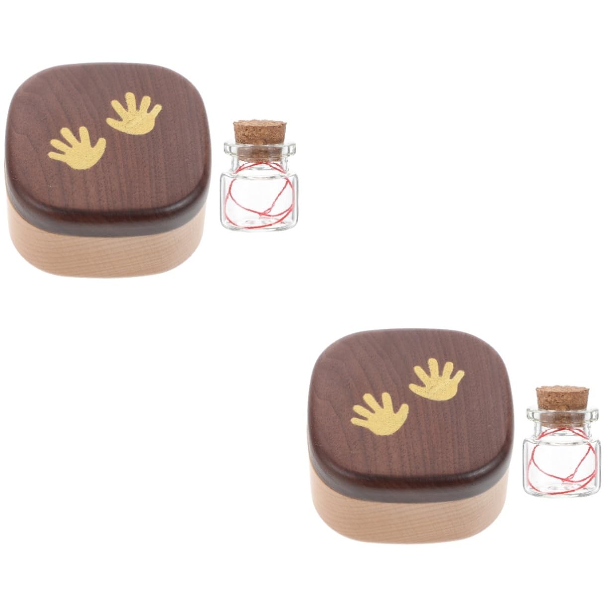 VICASKY 2piezas Caja De Recuerdos De Dientes De Caja De Almacenamiento Para Primeros Dientes Souvenir Infantil Personalizado Para Capturar Momentos Especiales