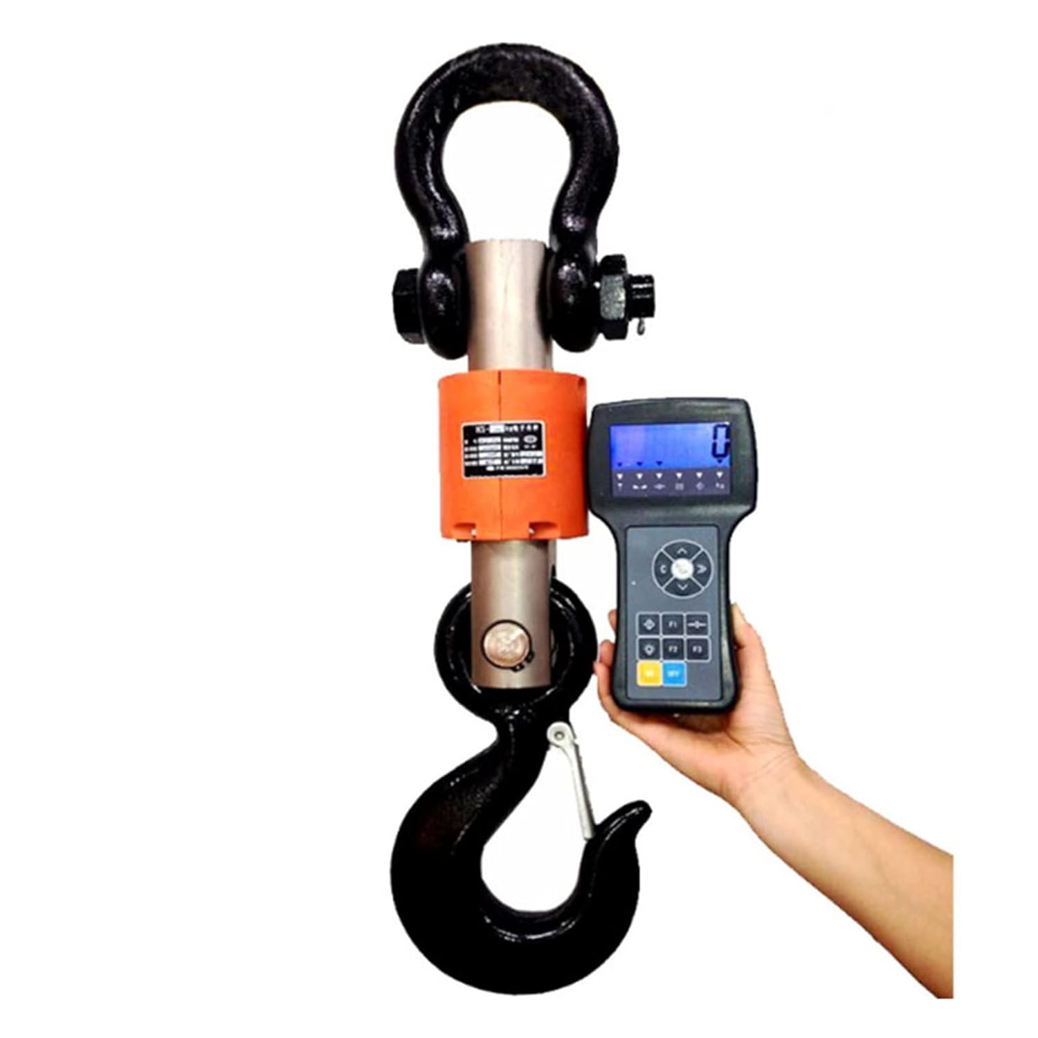 Heavy-Duty Electronic Crane Scale, Wireless Printing Crane Scale, 3T/5T/10T Hook Scale Driving Scale (10T)
