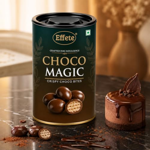 Image of Effete Chocolate center filled Choco Magic 96gm, Chocolicious Biscuits, Dryfruits chocolates packet, center filled chocolate, chocolates gift pack, chocolate box