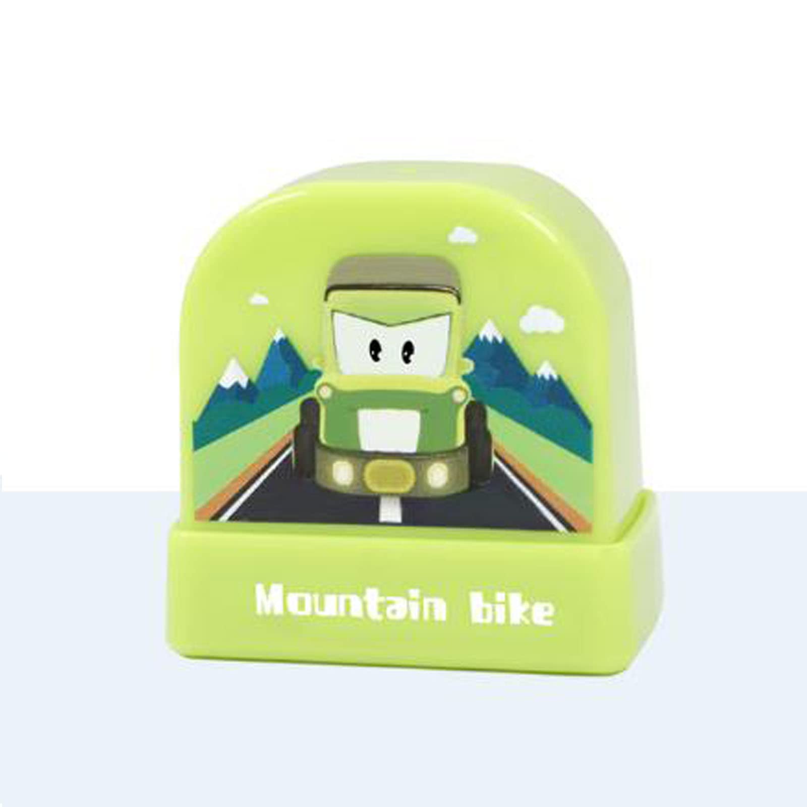 Personalized Waterproof Stamp Personalized Name Stamp Self Inking Kid Name Stamp Custom Seal Kid Label School Waterproof Clothe Stamp Stamper Multipurpose Children's Clothing Labels (Green car)
