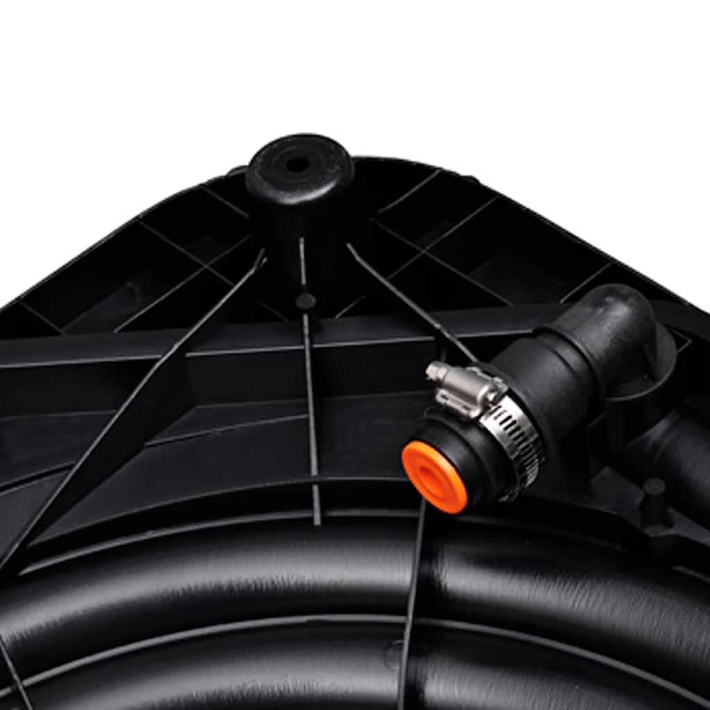 Mangloder Chauffage Solaire pour Piscine de 1000 litres, Panneau Thermique extérieur, kit d'installation, régulation Thermostat, idéal pour Bassin, Spa, Jardin, avec vanne 3 Voies
