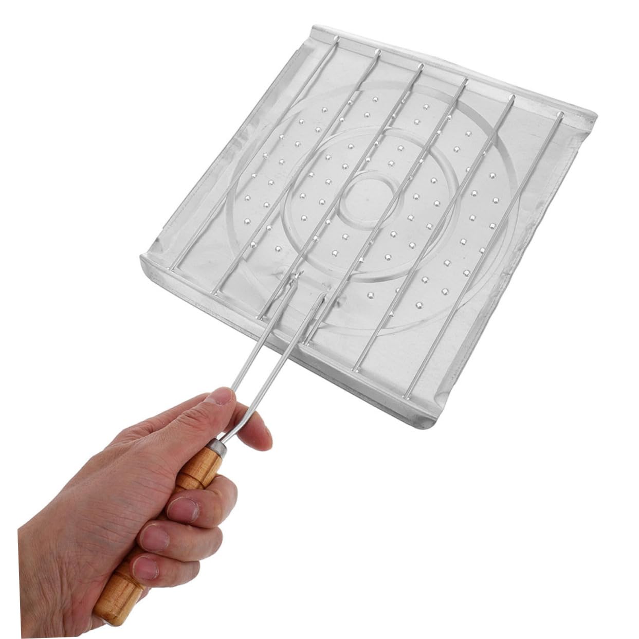 IMIKEYA 2pezzi Tostatura del Pane Multifunzionali per Barbecue all per Pane e Accessori per