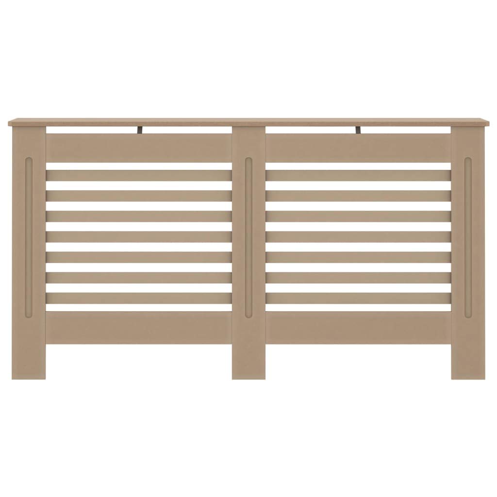 vidaXL Cubierta para Radiador, Armario de Pared para Calentador, Estante para Libros Adornos, Mueble Tapa de Calefacción de Salón, MDF