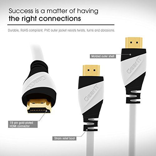 Câble HDMI 4K pour brancher un décodeur et une console de jeux sur TV
