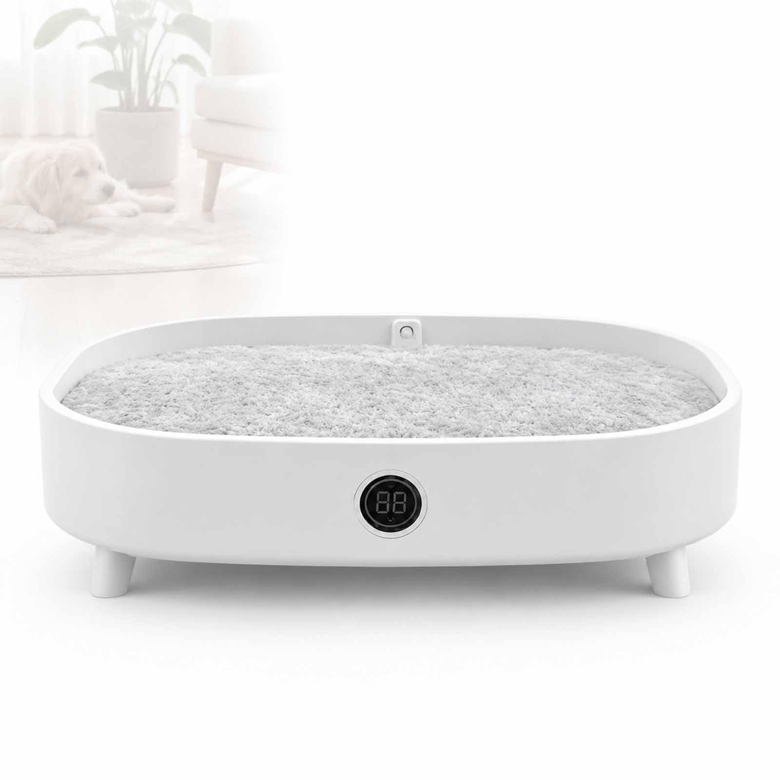 Tappetino Rinfrescante Elettrico per Animali Domestici, Cuccia Intelligente per Gatti con Funzione di Raffreddamento E Riscaldamento, Temperatura Regolabile, Display LED E Sensore per Gatti da