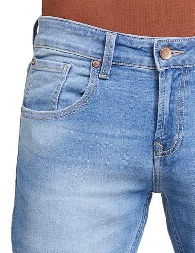 Image of Spykar Men's Slim Fit Low Rise Casual Jeans