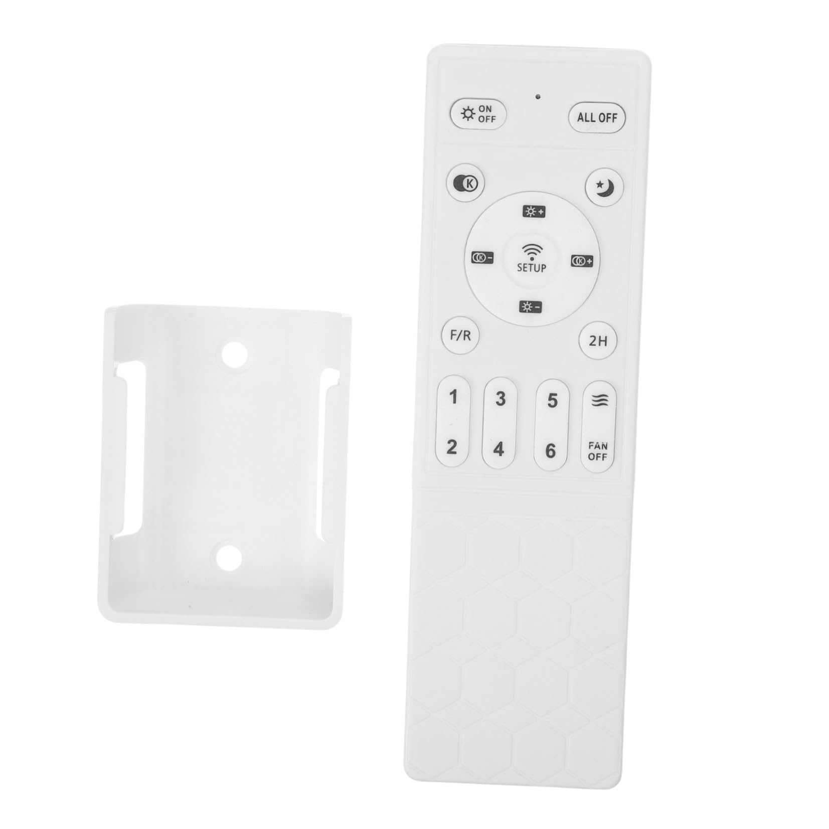 Alipis Telecomando Compatibile e Luce Bianco per Ventilatore da Soffitto in Plastico Controllo Wireless per e Illuminazione Eventi