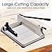 Giantex 17'' Guillotine Paper Cutter, Heavy Duty A3 Trimmer Machine with Commercial Metal Base and 400 Sheet Large Capacity for Home and Office, Paper Trimmer