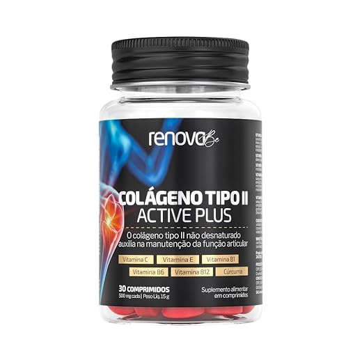 Suplemento Alimentar Colágeno Tipo II - Articulações Cartilagens Inflamações Ossos