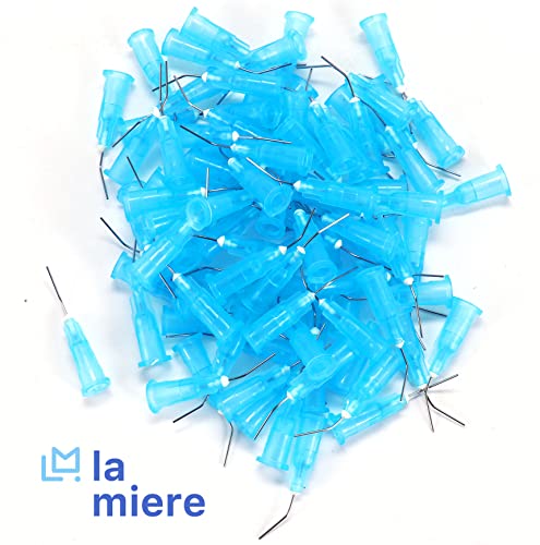 La Miere 200Pkg. Pre-Bent Applicator Tips 25 Gauge Blue Etchants Dental Prebent Flow Dispensing Needle Etchants Tips thumb #2