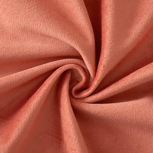 Image of 26x26 Throw Pillow Covers Decorative Velvet Couch Covers Set of 2,Apricot | JUSPURBET Cozy Soft Velvet Pillowcases with Invisible Zipper for Modern Couch Sofa Bed Living Room Bedroom Home Decor