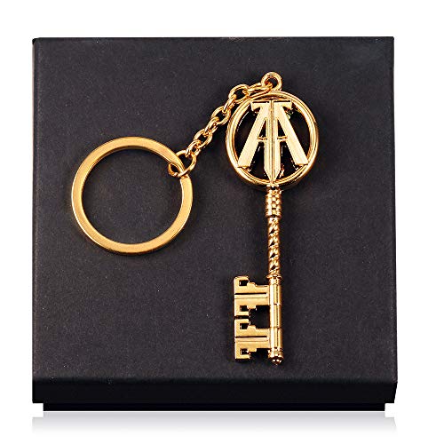 Mesky Llavero para Hombres Accesorio con Caja Colección de Ready Player One Llavero para Coche King Ring Adorno de Navidad