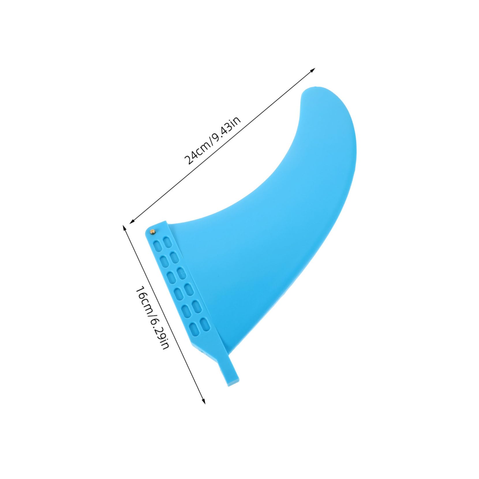 Abaodam Surfboard Tail Fin Removable Nylon Fiberglass Replacement Fin with Screw for Paddleboards for Surfing Enthusiasts Durable and Easy Installation