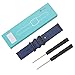 Fintie Band Compatible with Garmin Fenix 5, Soft Woven Nylon Sport Strap Replacement Wristband Compatible with Garmin Fenix 5 Plus / Sapphire Edition / Forerunner 935 945 / Instinct Watch (Navy)