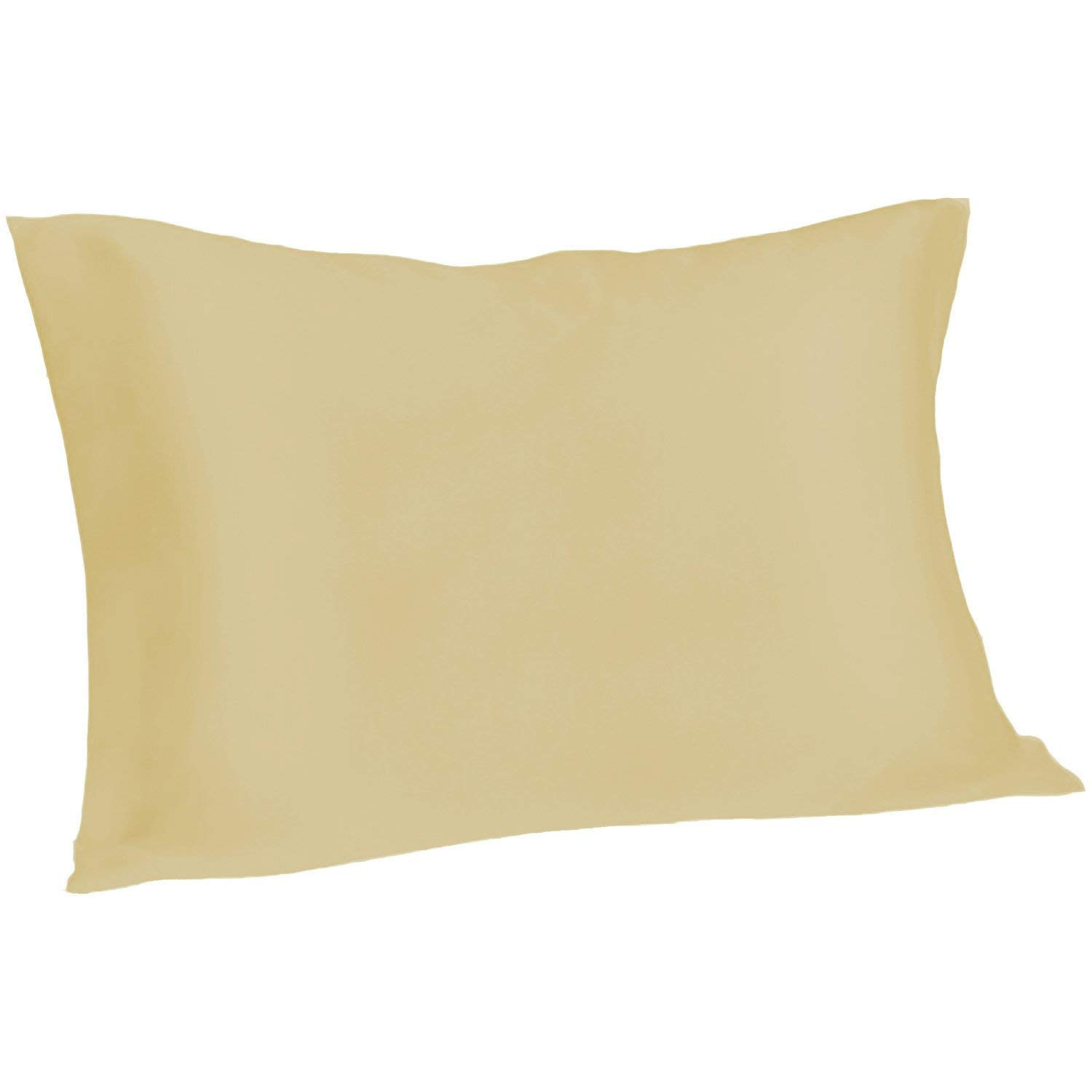 Spasilk Pure Silk Pillowcase, Charmeuse Silk Pillowcase, Hypoallergenic Pillowcase, King Sized, Champagne