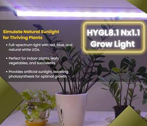 Image of Chipku HYGL8 Nx1.1-09 Watt Plant Grow Light Tube for Indoor Plants| Ideal for Small Plants Hydroponics Greenhouse | Artificial Sunlight for Indoor Plants| 2 ft (HYGL8 Nx1.1-09 Watt)