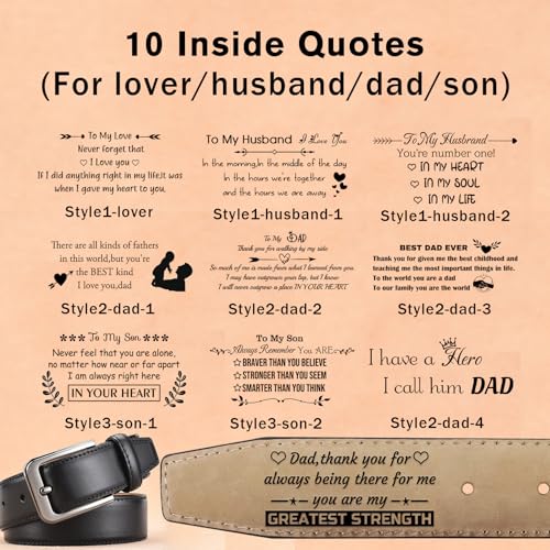 Personalized Belts for Men Custom Leather Belt Engraved with Name Customized Gifts of Anniversary for Men2