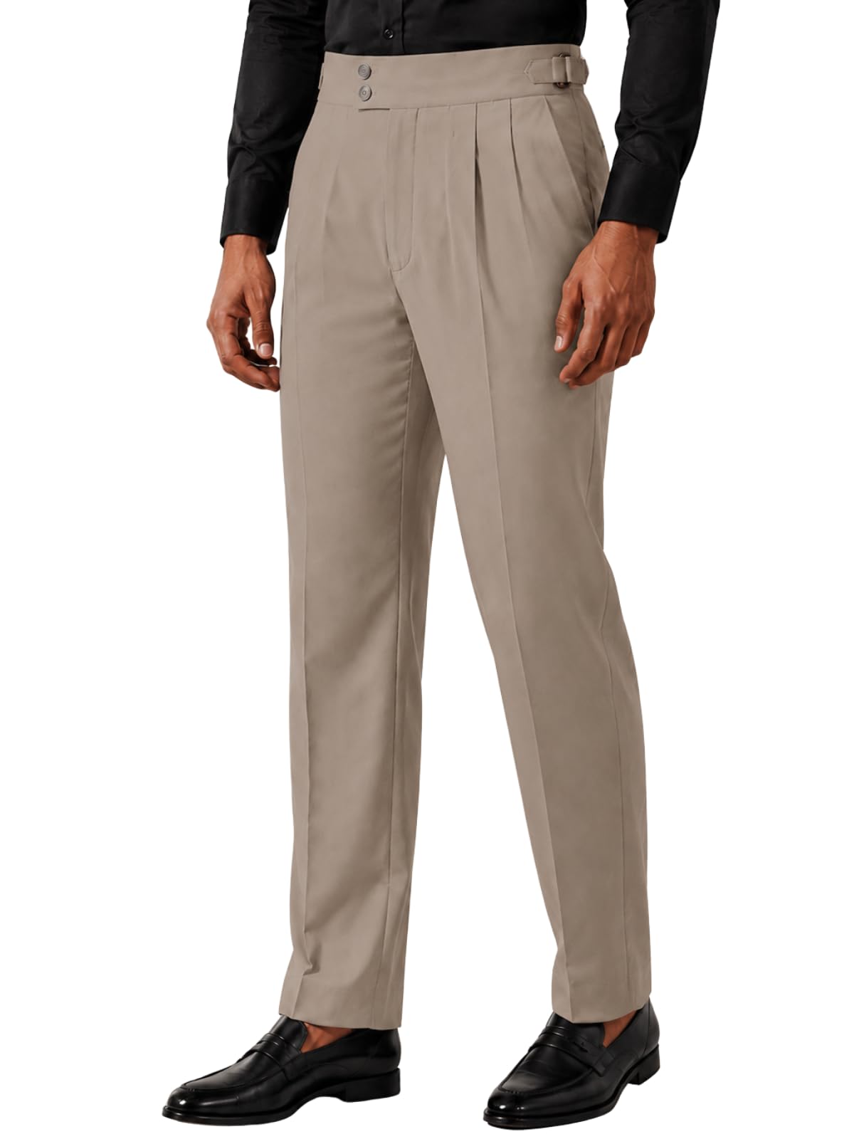 Buy GRECIILOOKS Formal Pant for Man Beige - Image 1