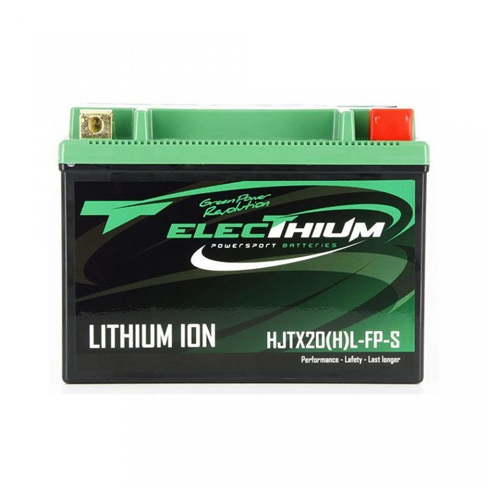 Batterie Lithium Electhium compatible avec Quad Kymco 700 Mxu I 2013 à 2019 HJTX20(H) L-FP-S / YTX20L-BS / 12.8V 7Ah
