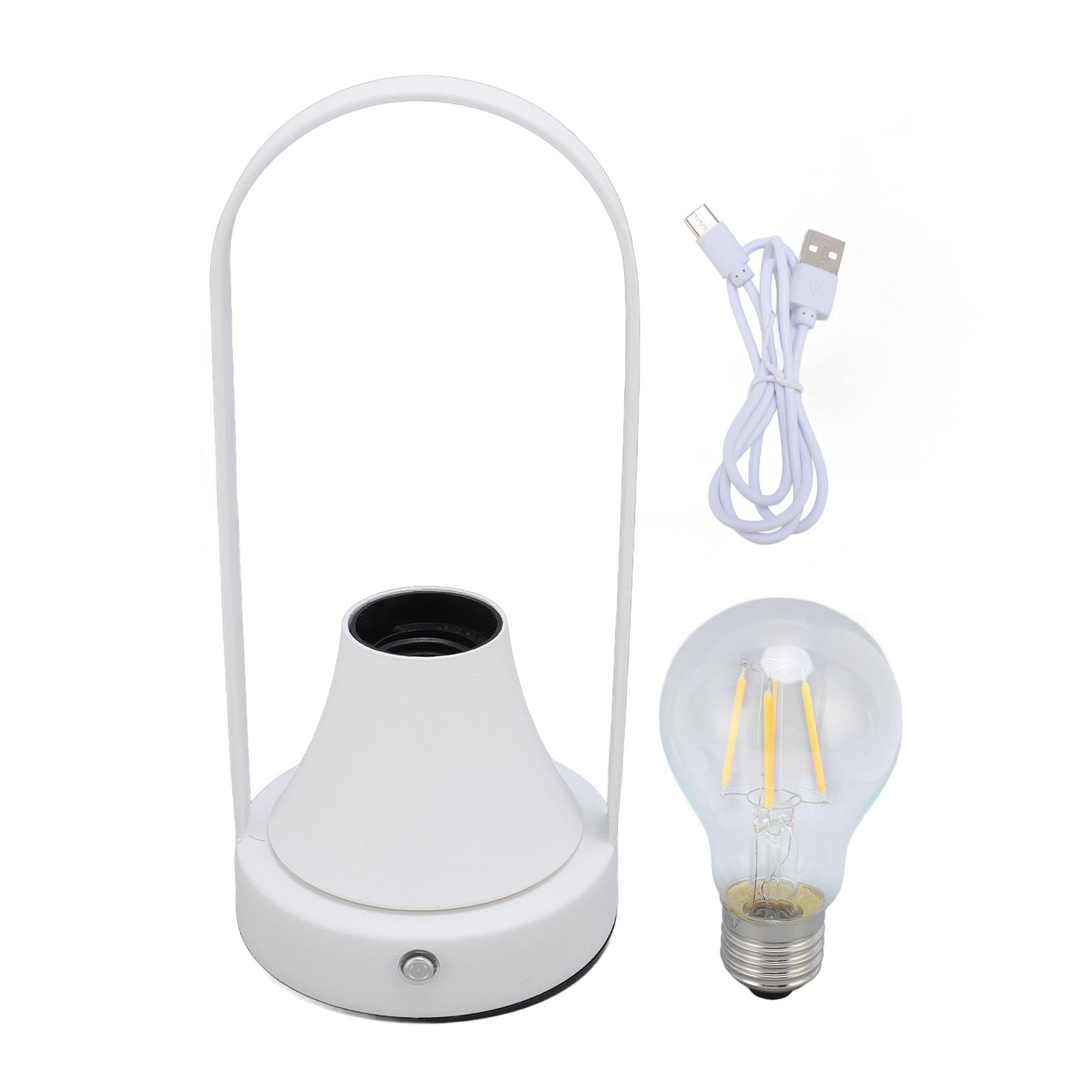 Kikumi Lampada da Comodino Touch da Scrivania Lampada da Comodino Ricaricabile Lampada da Notte Calda Dimmerabile con Lampadina a LED Alimentata a Batteria per la Casa
