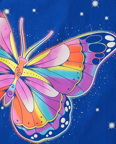 Image of The Children's Place Girls' Unicorns,Butterfly Short Sleeve Graphic T-Shirts,3 Pack