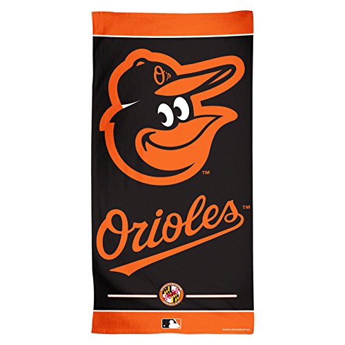 MLB Baltimore Orioles Fiber Beach Towel, 30 x 60-Inch
