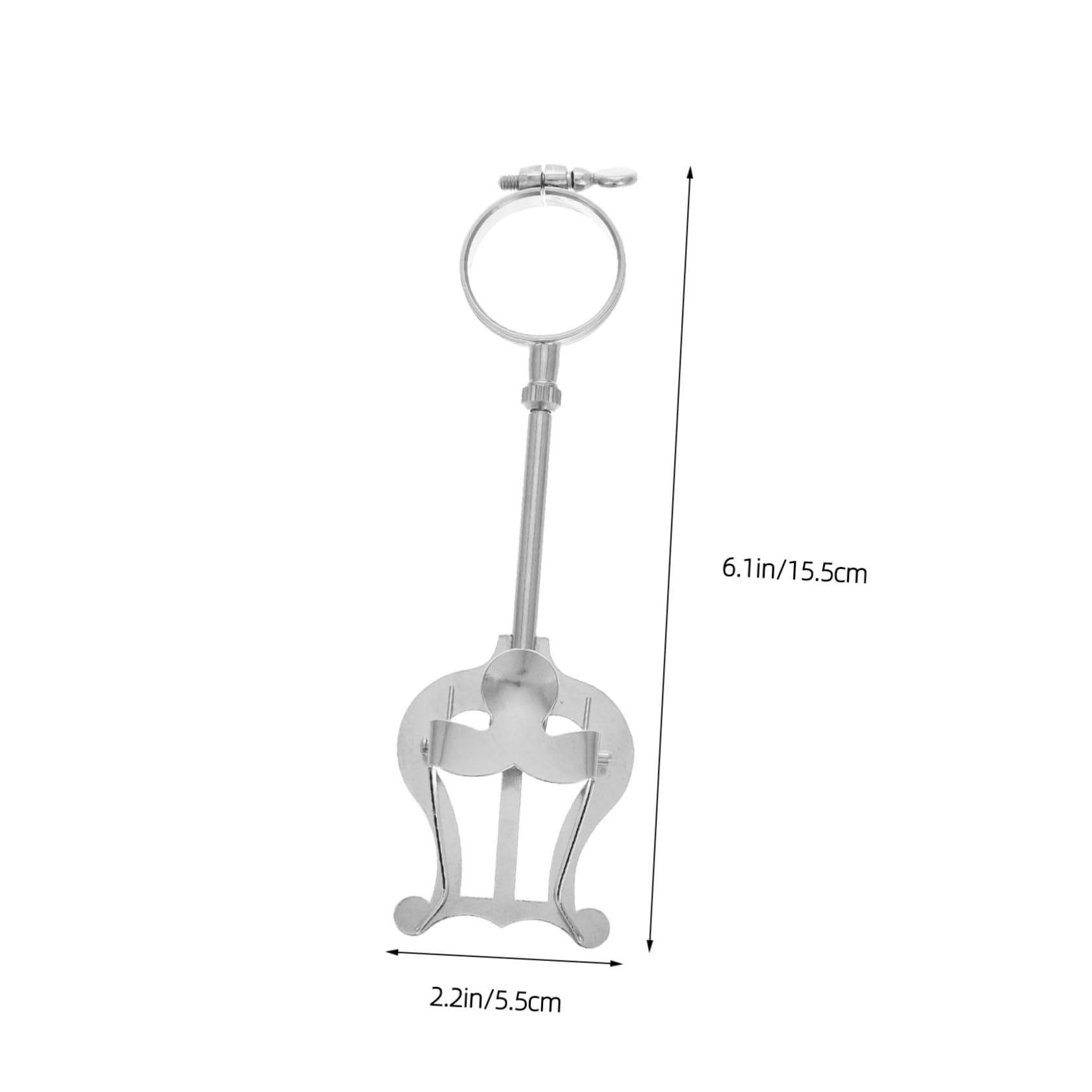 JOINPAYA Lightweight Clarinet Music Stand Portable Clarinet Sheet Music Holder Adjustable Clip for Easy Practicing and Playing