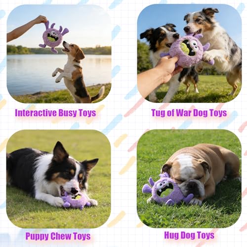 Juguetes Sonoros para Perros Pequeños y Medianos 2 Pack miniatura 7