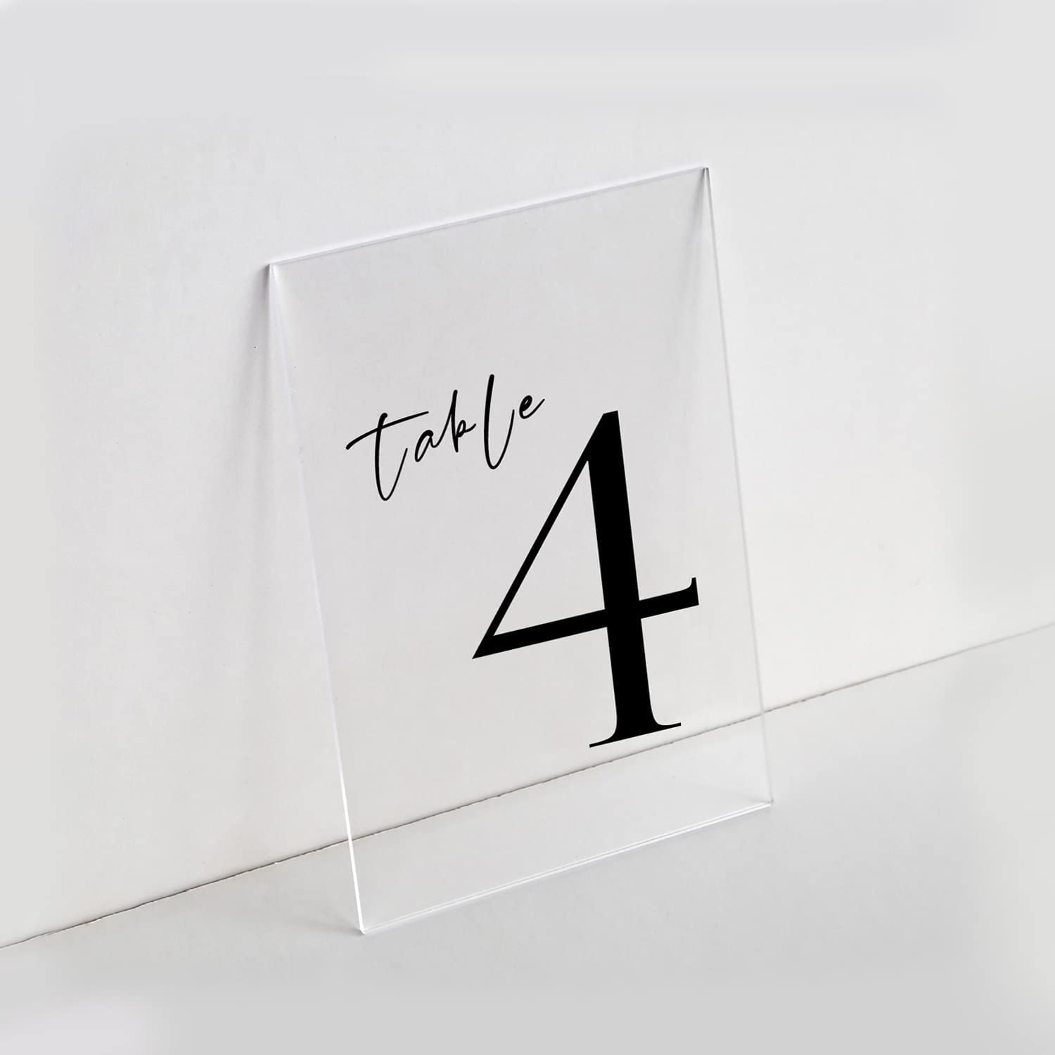 Gifts And Acrylic Wedding Gift Table Sign - 5x7" Arched Card Display ...