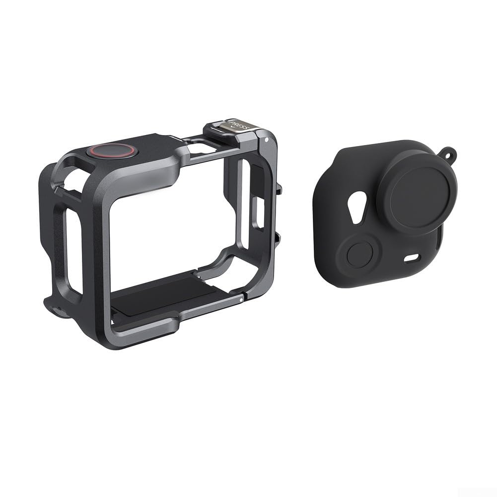 Jaula de aluminio para Insta360 GO 3 con diseño premium de utilidad
