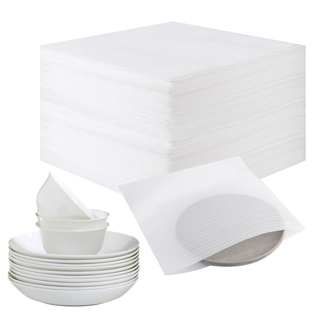 Cajas Mudanza, 100 Piezas 22x22cm Espuma Embalaje, Mudanza, Embalaje Mudanza, Papel De Embalar, Für Cajas Platos Vasos Transporte