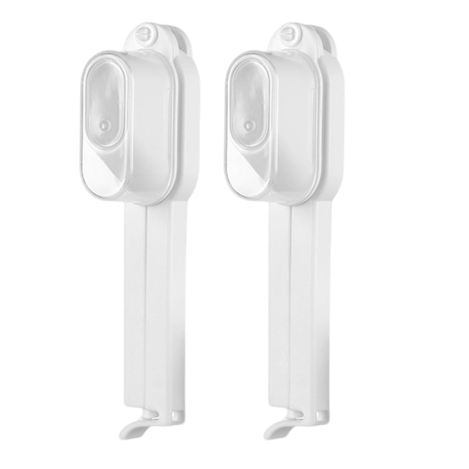 Ldabrye 2pcs Bag Sealers with Pour Spout Milk Powder Snacks Sealing Clips Practical Kitchen Accessories