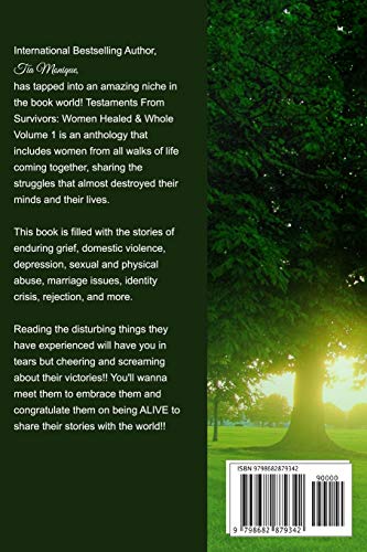 Testaments From Survivors: Women Healed & Whole Volume 1