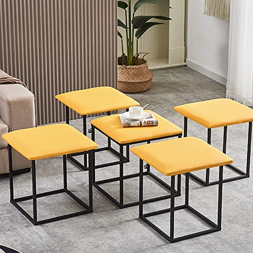 Chaise cube 5 en 1 idéale pour un apéritif convivial au salon - 4