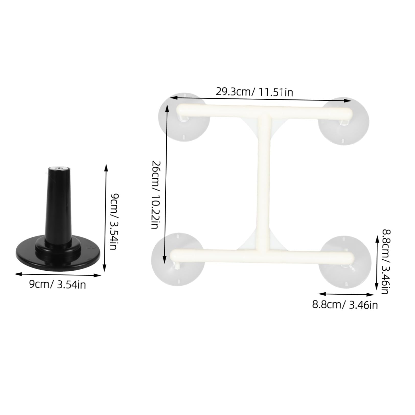Vaguelly Set Strumenti per Rimozione Schermo Lcd Tv e Monitor Computer, Ventosa Magnetica Nera in Plastica e Gomma per Riparazione e Manutenzione senza Danni