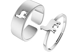 Adorable Matching Llama Engagement Rings