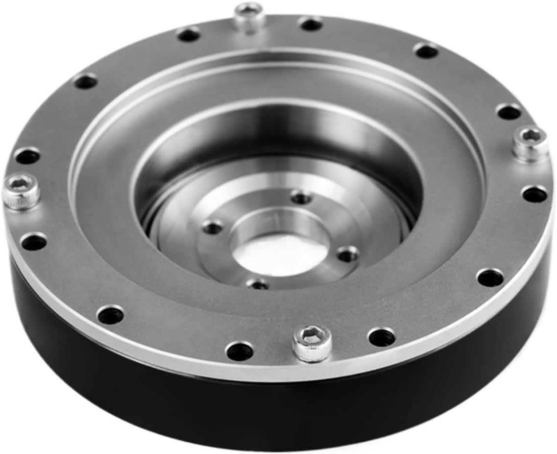 Bottom view of the QXCIVR SHD-20 Harmonic Reducer, showing the mounting holes and base.