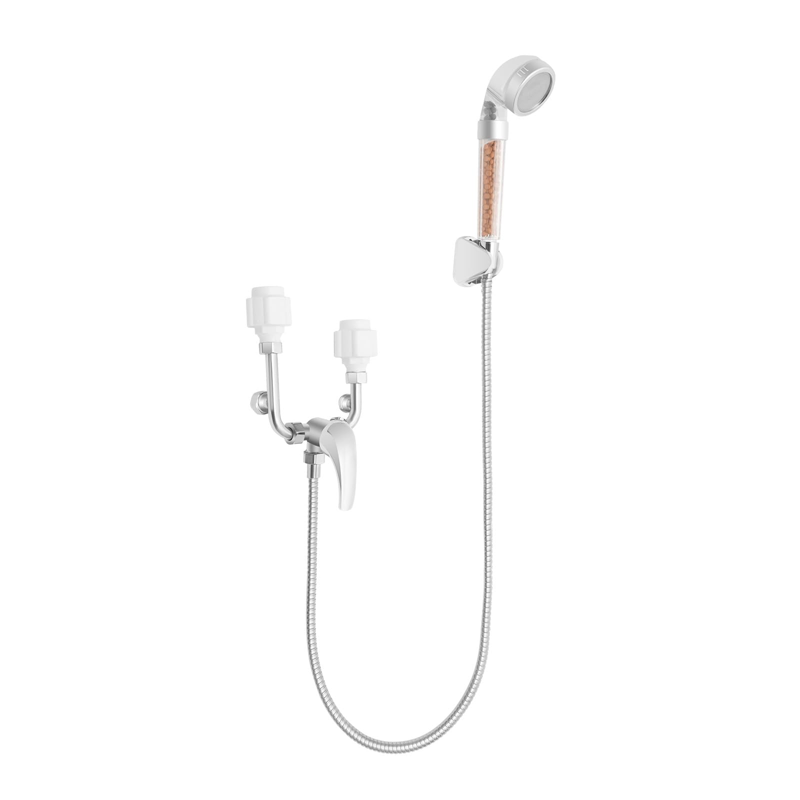 Scaldacqua Elettrico scaldabagno istantaneo, Murale ad Accumolo 2000W Boiler per cucina, WC, serbatoio digitale, 25-75 °C (bianco, 80L)