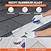 Gutter Guard System - 5 in Wide, 13 PCS, 52 ft Total Length - Durable Mill Finish Aluminum Leaf Filter, Easy DIY Gutter Protection for All Roof Types - Easy Installation, Gutter Cover Solution