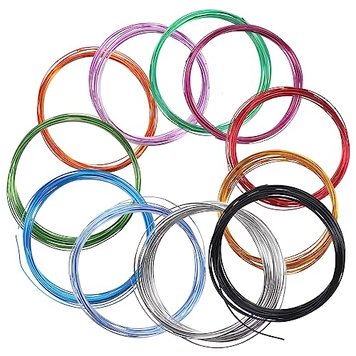 COOPHYA 12ボリュームアルミワイヤー 多機能 彫刻用ワイヤー カット可能 プロ仕様の彫刻素材 盆栽や模型製作に適用