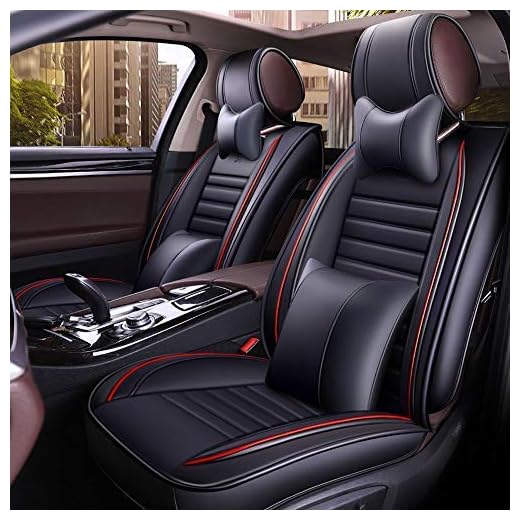 Chemu Auto Asiento Fundas Piel Auto Accesorios de automóviles Silla Funda Negro para C de HR CHR 2018 Corolla Verso Highlander Hilux Land Cruiser Prado 120 Prius 30 2010 Plug +