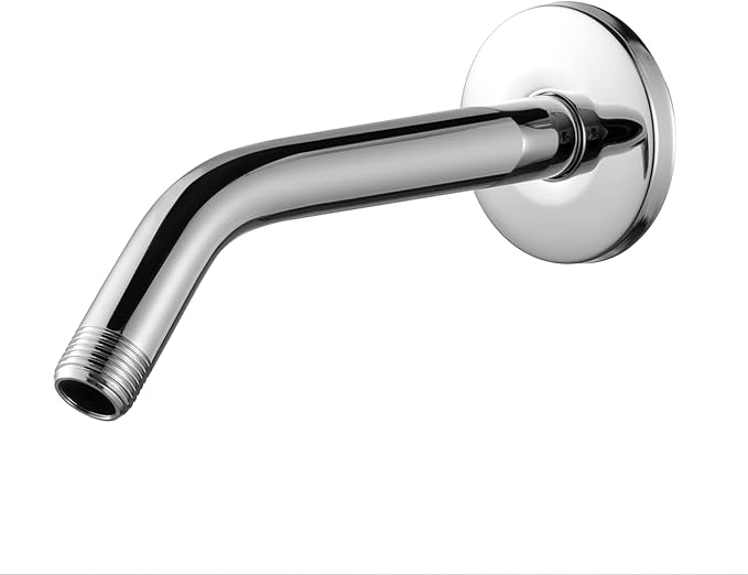 OFFO Shower Arm with Flange, 6 Inches Wall Mount Replacement Angle