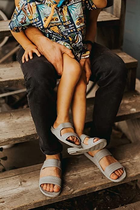 Image of J-Slips Kids Sandals - Comfortable Boys and Girls Jesus Jandals for Beach and Summer - Waterproof Hawaiian Slides in 12 Colors, Sandalias