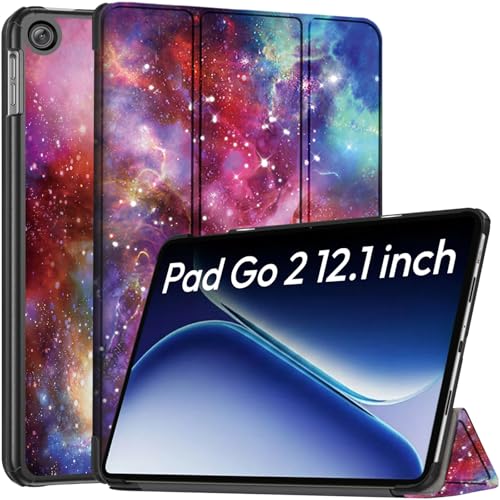 Image of Robustrion Cover for OnePlus Pad Go 2 12.1 inch Cover Case, Trifold Cover Case for OnePlus Go 2 Tablet Cover [Auto Sleep Wake Support] - Galaxy
