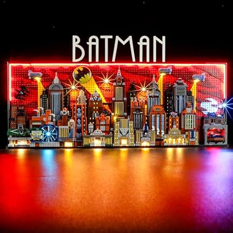 YEABRICKS LED Light for 76271 DC Batman: The Animated Series Gotham City Building Blocks Model (Building Set NOT Included) Cover