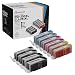 LD Compatible Ink Cartridge Replacement for Canon PGI-250XL & CLI-251XL High Yield (2 Pigment Black, 2 Black, 2 Cyan, 2 Magenta, 2 Yellow, 10-Pack)