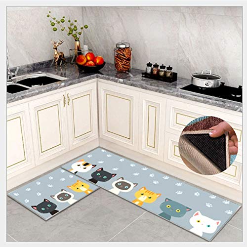 Alfombras Cocina Lavables Gatos Marca Tianher