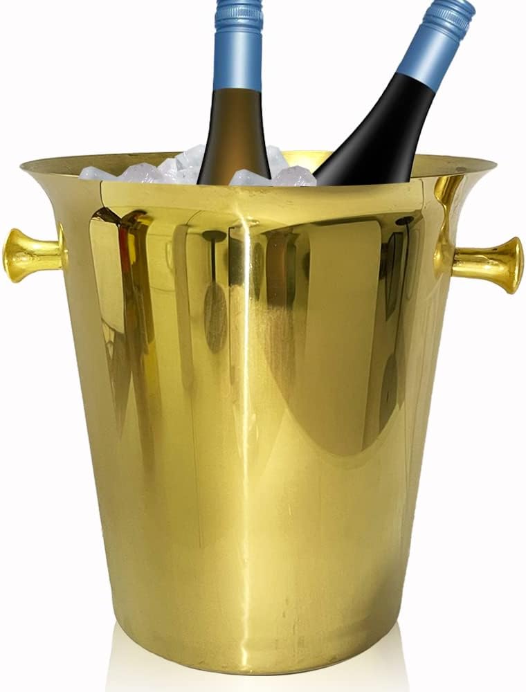 Champagne Ice Bucket,Ice Bucket for Parties,Stainless Steel